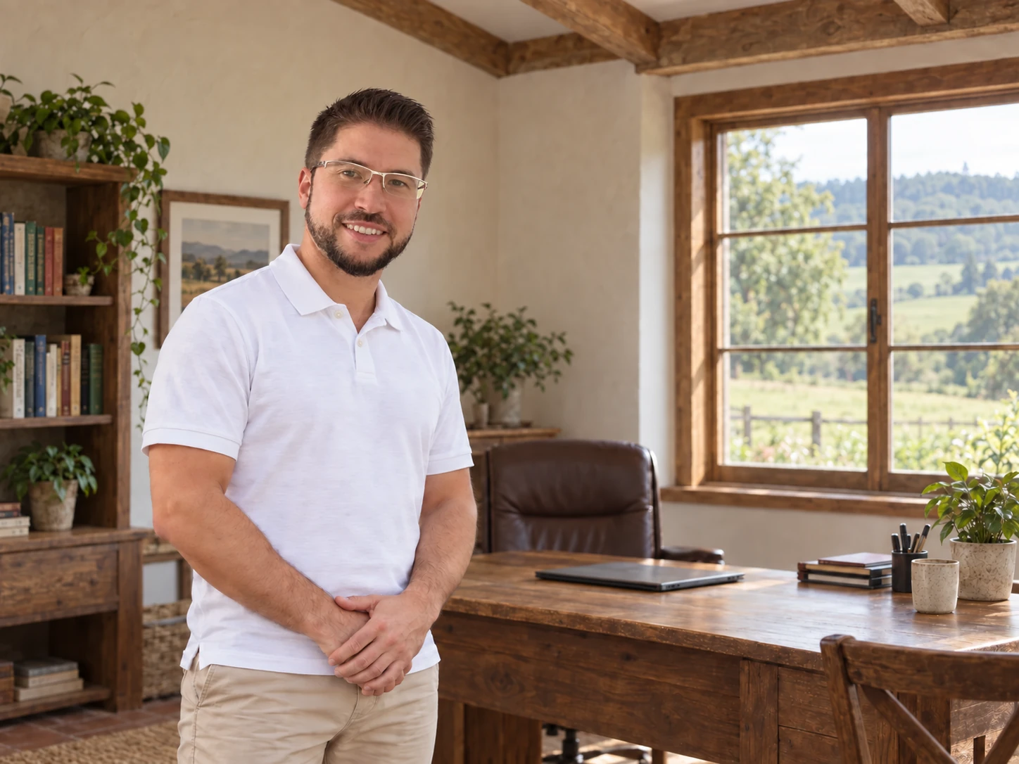 Imagen ilustrativa de Pol en un despacho rural